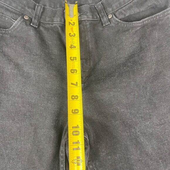 Vintage Chic Women's High Rise Black Denim Jeans sz 12p Cotton Made in USA Curvy - Picture 10 of 10